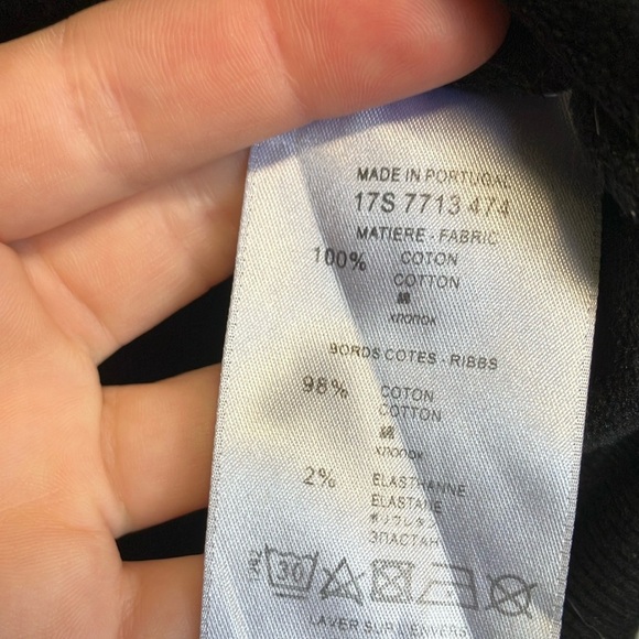 Givenchy Black and Gold Smiley Face Velvet Sweatshirt - Picture 3 of 4